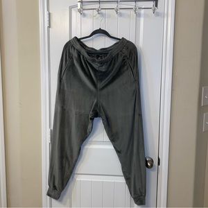 SKIMS VELOUR SMOKE GRAY JOGGERS